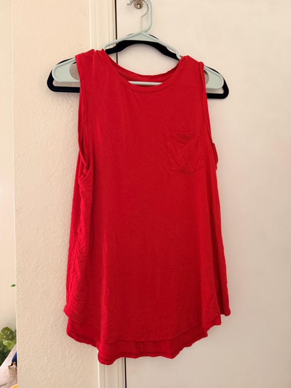 Merona Red Sleeveless Pocket Tank - Women